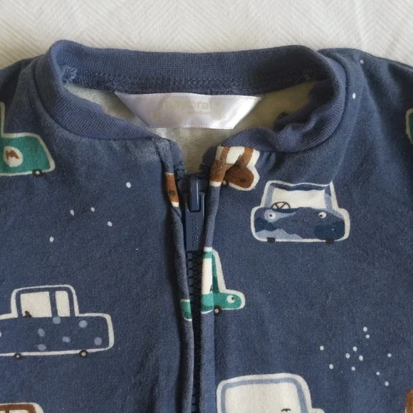 mayoral retro car print french terry bomber jacket 4-6 months baby boy - Picture 4 of 7